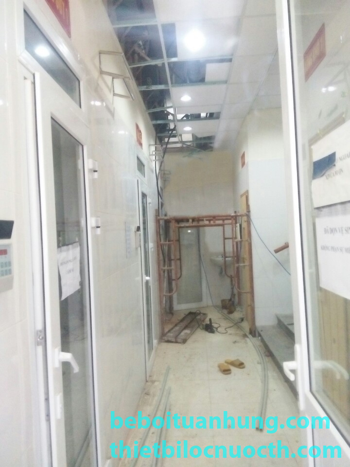 trát hoàn thiện hộp kỹ thuật trung tam phuc hoi chuc nang, trung tâm phục hồi chức năng, thiết bị bể bơi, thiet bi be boi, thiết bị lọc nước, thiet bi loc nuoc