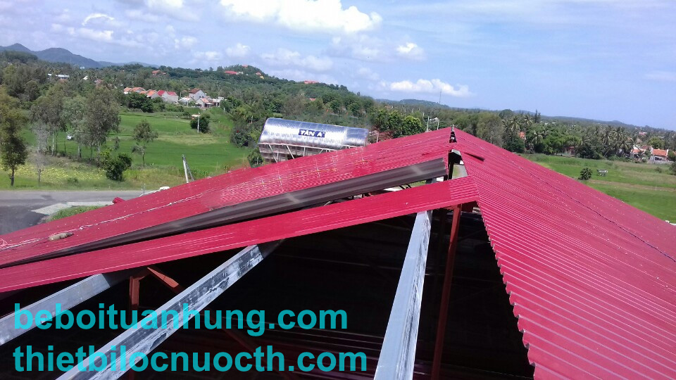 lợp tôn mái nhà nhà phụ trợ, bể bơi, huấn luyện, be boi, nha phu tro
